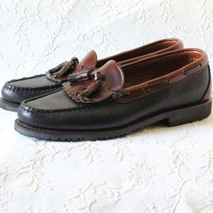 ALLEN EDMONDS Nashua Black/Brown Tassle Loafer